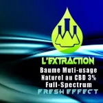 Etiquette Baume EXTRACTION