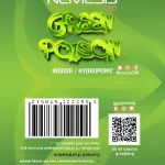 Etiquette Green Poison recto&verso moderne